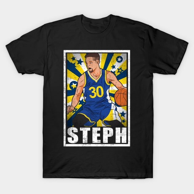 Curry Basketball Steph San Francisco 30 Legend T-Shirt by TEEWEB